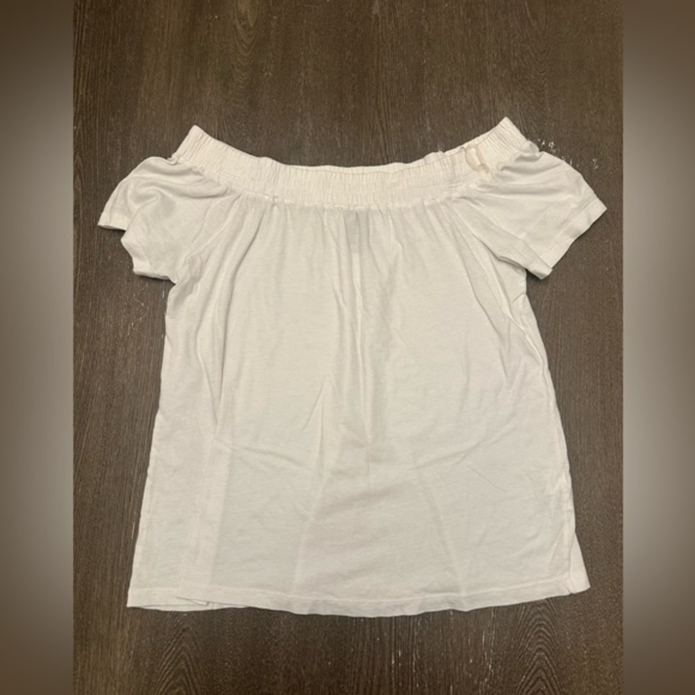BOBI LOS ANGELES WHITE OFF THE SHOULDER TOP - Size Small SKU:577